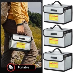 Protective Fireproof Explosionproof Battery Storage Bag Large Capacity Design