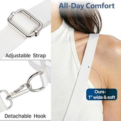 Clear Bag for Stadium Events – Small – Essentials Series Small Ardent White