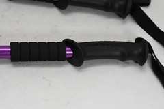 Aihoye Hiking Trekking Pole 2 Pack Collapsible Lightweight Anti Shock Purple