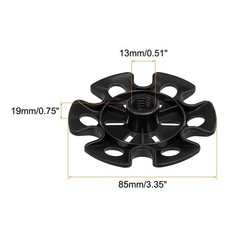 2Pcs Trekking Pole Accessories Walking Hiking Stick Snow Basket Replacement