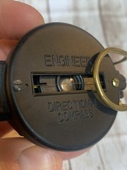 Compass Liquid Filled Map Directional Pathfinder Engineer Survey Maps Reader
