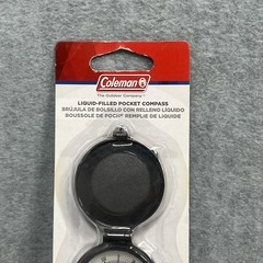 Coleman Liquid Filled Pocket Compass – Luminous Hiking Outdoors Durable- NIP