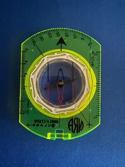 BRUNTON Classic Compass Optic Green Baseplate Map Compass With NRA Logo