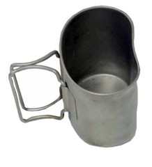 GI Dutch Army Stainless Steel Mug Pattern 44 Military Surplus Canteen Pot G1