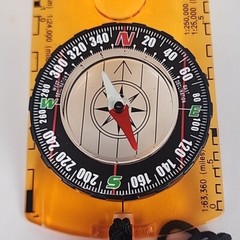 Compass Orienteering Map Reading Navigation Backpacking Hiking Clear Scaled