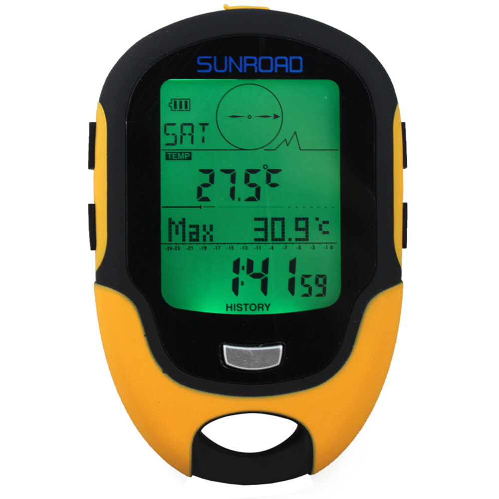SUNROAD Outdoor Multifunction Digital Altimeter Thermometer -20°C to 60°C Range