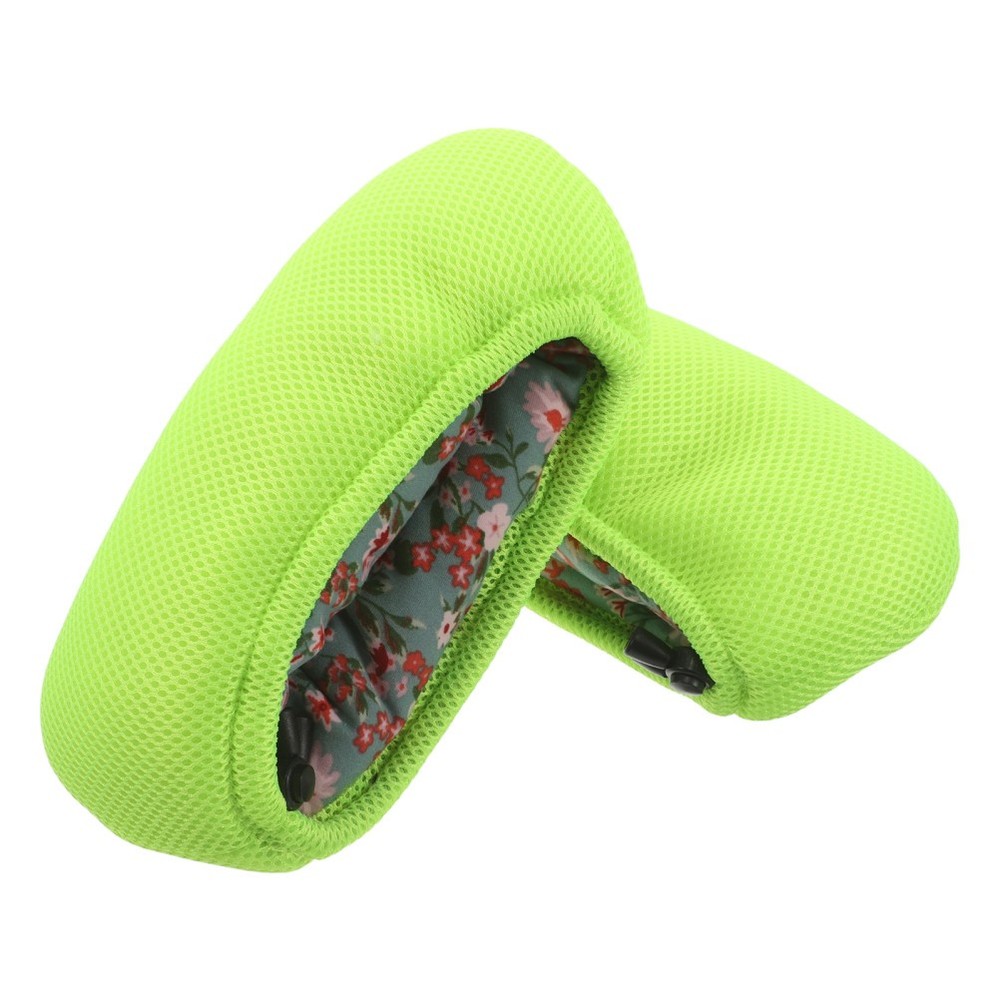 2Pcs Durable Cotton Underarm Crutch Cushions Light Green Padded Replacement