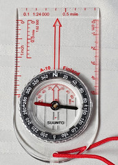 SUUNTO FIELD COMPASS A-10 A10 PARTNER II FINLAND HIKING NAVIGATION SCOUTS A 10