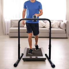 24.4 Inch Wide Handle Bar for Walking Pad Only with Phone Holder Adjustable Hand