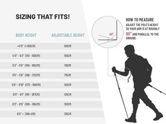 Lightweight Adjustable Trekking Poles with Padded Straps for All-Terrain Hiking