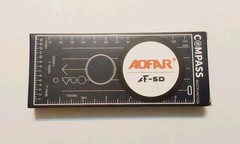 AOFAR Map Compass AF-5D Hiking Camping Backpacking Emergency Outdoor Survival