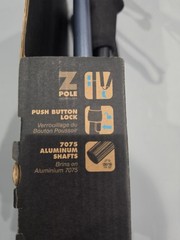 Black Diamond Distance Z Trekking Poles, Pewter, 120 cm