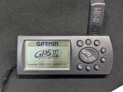 Vintage Garmin GPS III Plus Personal Navigator Tested Works Box Manual 1998