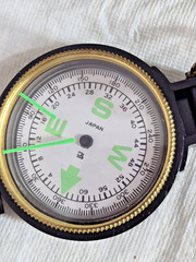 Vintage TC Engineer Compass Folding Pocket Directional Japan Works