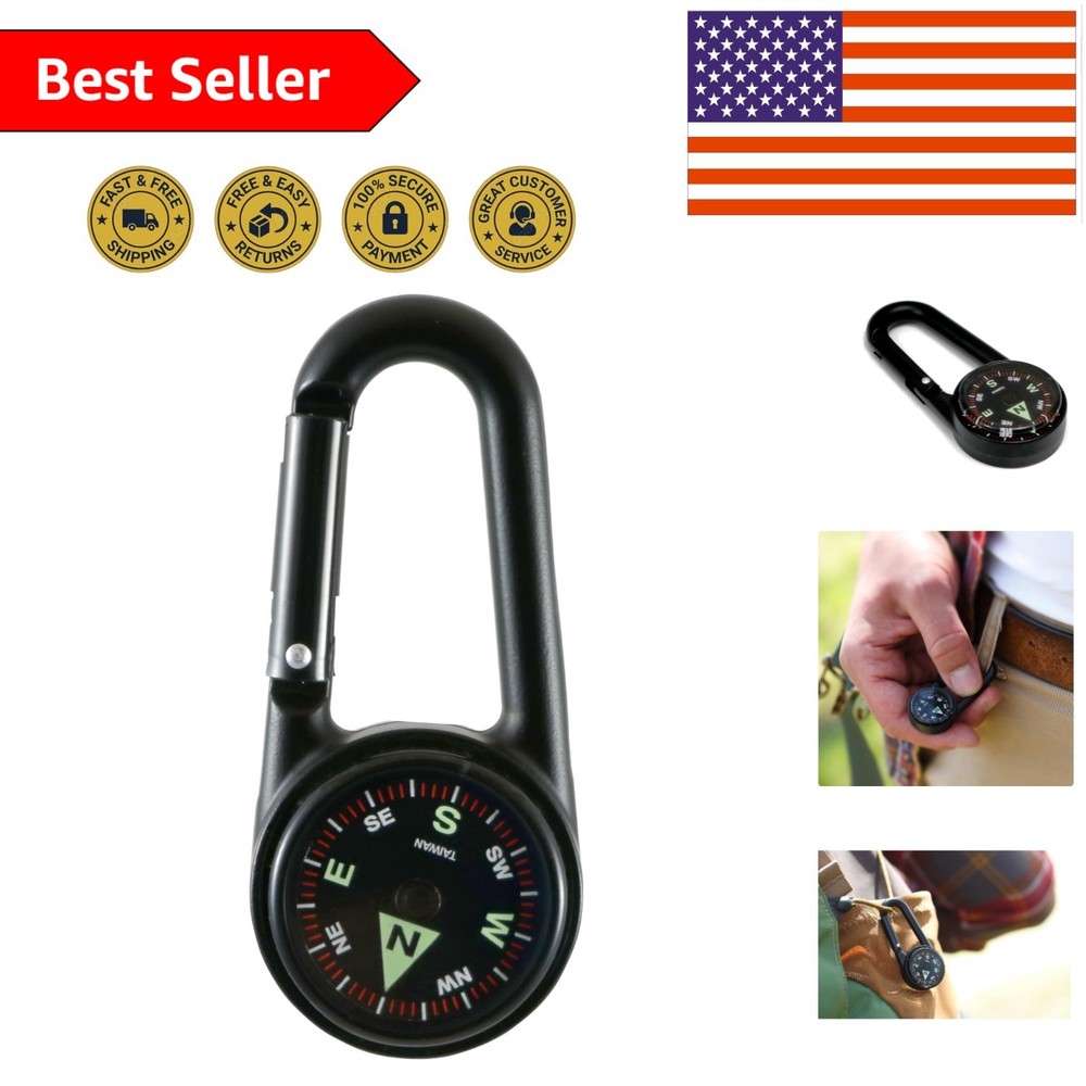 Coghlan’s Lightweight Carabiner Compass – Durable Outdoor Navigation Tool