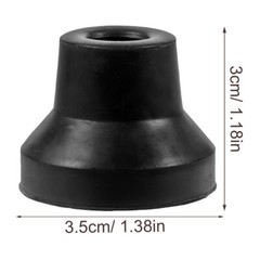 4PCS Crutch Tips Rubber Cane Tip Heavy Duty Crutches Pad Non-Slip Cane Tips