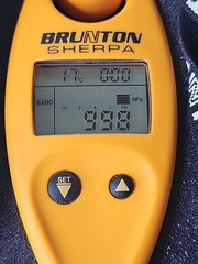 Brunton Sherpa Atmospheric Data Center Altimeter Wind Barometer