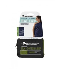 SEA TO SUMMIT SILK / COTTON TRAVEL LINER SLEEPING BAG LINER LIGHT WEIGHT COMPACT