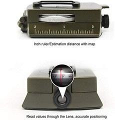 High Accuracy Waterproof Military Compass with Carrying Bag.