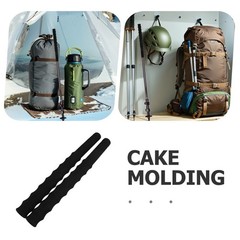 2Pcs Durable Non Slip Sponge Walking Cane Handles for Trekking and Ski Sports