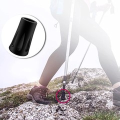 8Pcs Trekking Pole Tips Replacement Protectors, Rubber Feet for Hiking Pole Tips