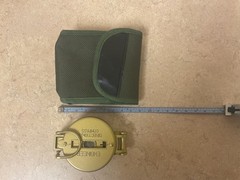 VTG 1980s Engineer Portable Outdoor Navigation floating Compass metal case