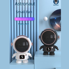 Adjustable Speed Astronaut Hanging Neck Fan USB Rechargeable Cooling Fan