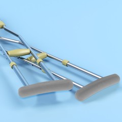 2 Pcs Crutch Covers for Armpits and Handles Pads Cushions Crutches