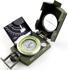 Compact Lensatic Compass AF-4074: Durable & Waterproof for Geology & Camping