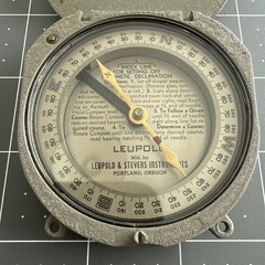Vintage Leupold & Stevens Cruiser Compass Portland Oregon Engineers Tool
