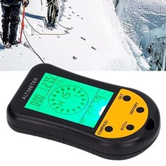Digital Altimeter Barometer Thermometer 8-in-1 Backlit LCD for Hiking Camping