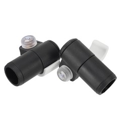 2Pcs Durable Trekking Pole Clamp Lock White Quick Release External Lock Repairs