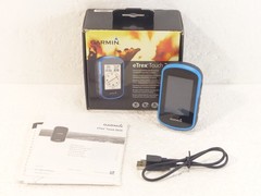 Garmin eTrex Touch 25 Handheld Satellite GPS Navigation Unit Blue w/ Box WORKS!
