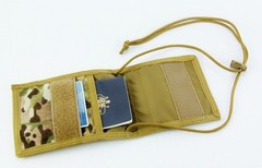 V2 ID CARD DISPLAY / ACCREDITATION & DOCUMENT NECK WALLET CORDURA MULTICAM