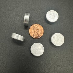 5 Pc Vtg Metal & Glass Button Compass Lot Miniature Pocket Tiny Toy Unbranded