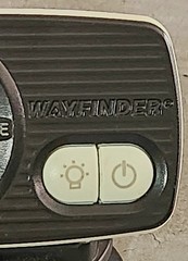 Vintage Radio Shack Wayfinder Compass, Suction Cups, Untested Pre-Owned