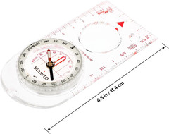 SUUNTO A-30 Compass: Compact, Hiking Compass with Luminous Markings in Low Light