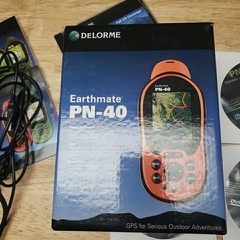 DeLorme Earthmate PN-40 GPS Handheld Orange Complete New Open Box