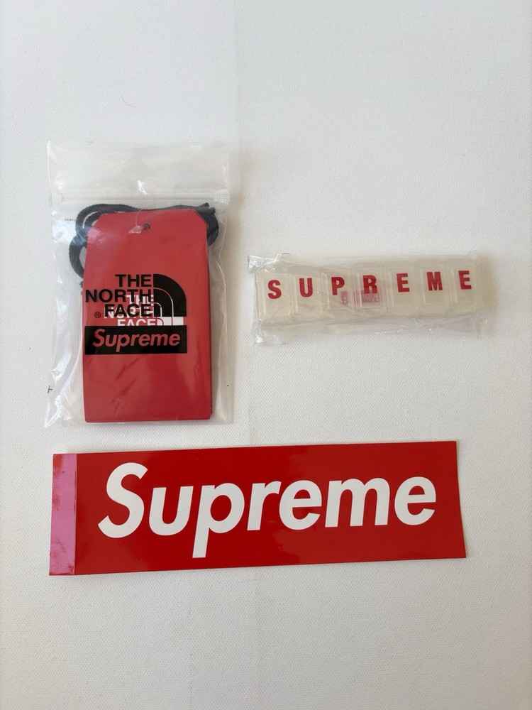 Supreme Bundle! Includes Everything Shown. Supreme Compass & Weekday Pillbox
