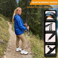 Hiking Trekking Poles (Pink)
