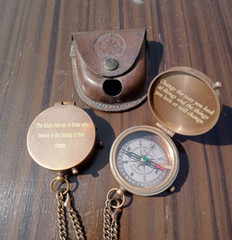 Personalized Working Compass, Engraved Compass, Anniversary Gift, Graduation Gif