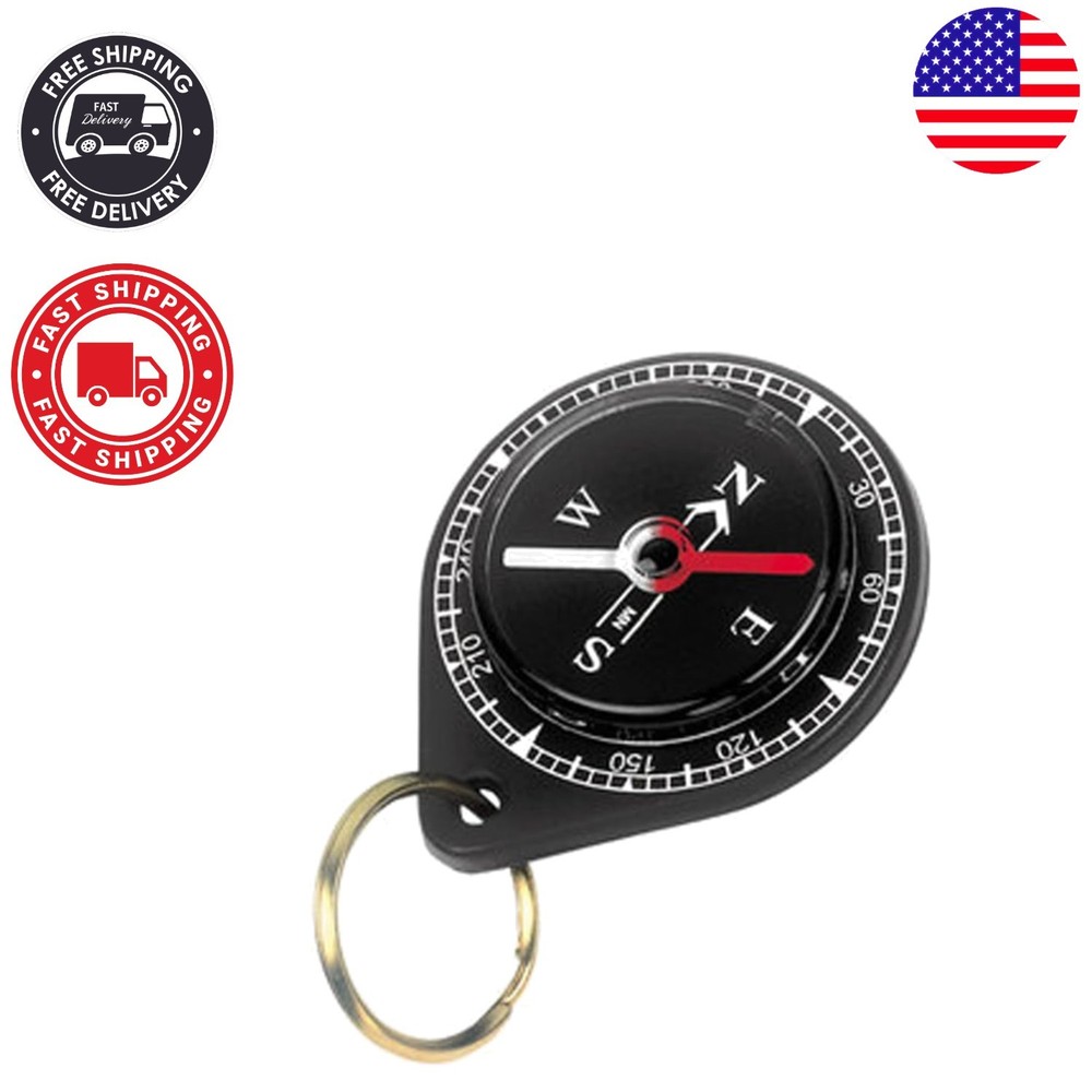 Versatile Brass Compass Pendant with Graduation Marks – Perfect for Travelers