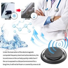 High-quality solar-powered portable car defogging and de-icing instrument