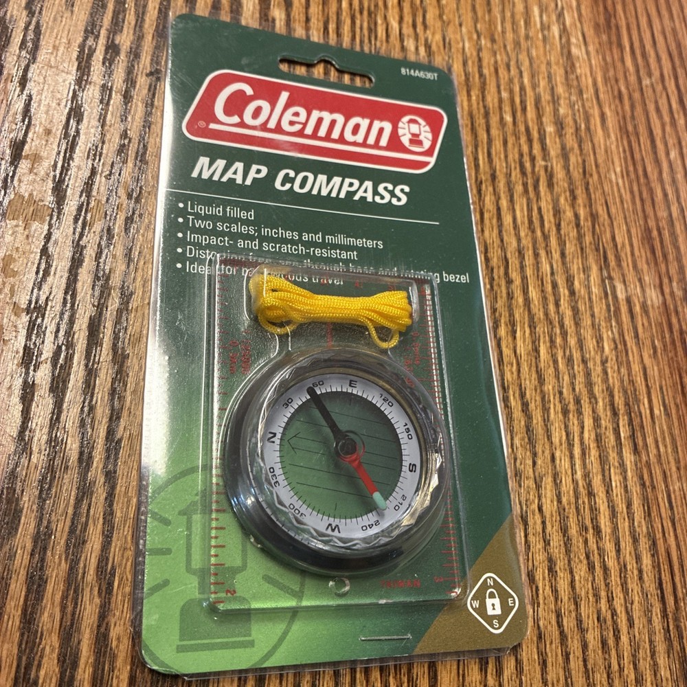 NEW Coleman Map Compass- FREE SHIPPING