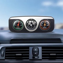3 in1 Car Dashboard Thermometer Navigation Compass Ball for Boat Marine Truck