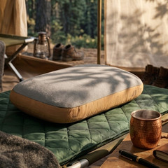 Lightweight Memory Foam Travel Pillow for Camping and For Outdoor Comfort