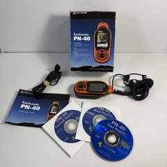Delorme Earthmate PN-40 GPS Handheld Navigator w/ Cables Manual Tested