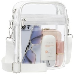 Clear Bag for Stadium Events – Small – Essentials Series Small Ardent White