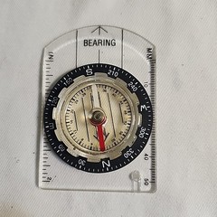 Compass Lot 5 Wrist Strap And Map Directional Tool