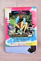 VTG Pack Towl by Therm-a-rest 10″x27″ Lightweight Packable Towel USA Made- NEW!